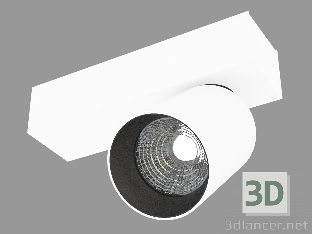 3d модель Светодиодный светильник (DL18629_01 White C + база DL18629 1Kit W Dim) – превью