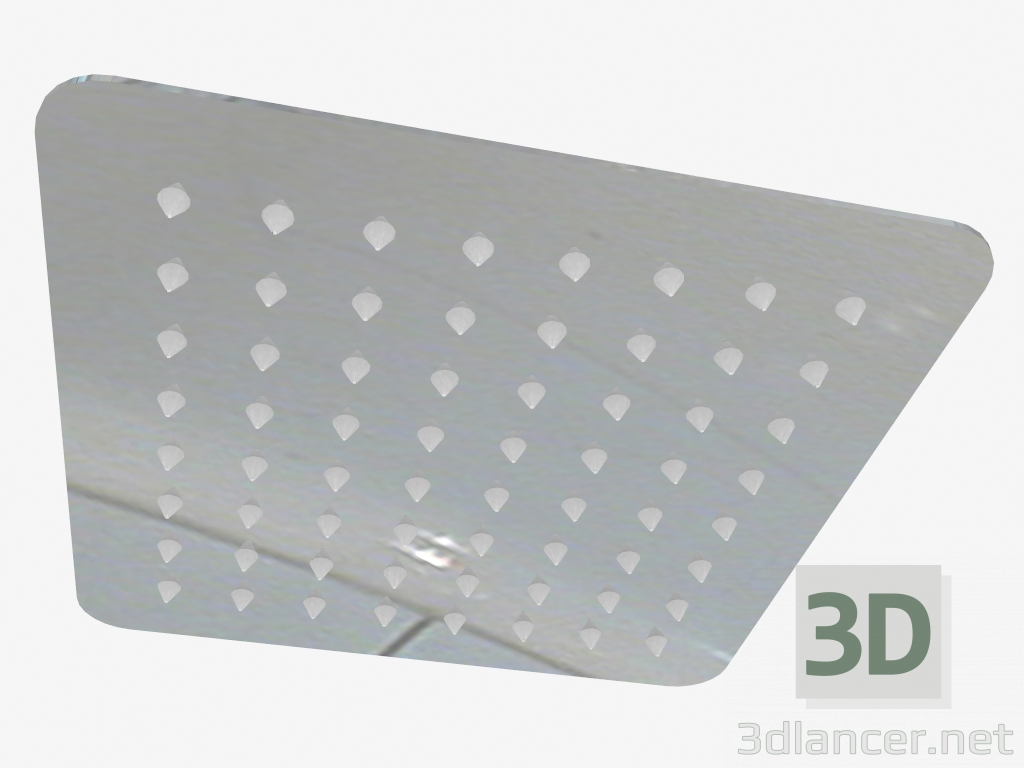 modèle 3D Pomme de douche carrée 200x200 mm Floks (NAC 005K) - preview