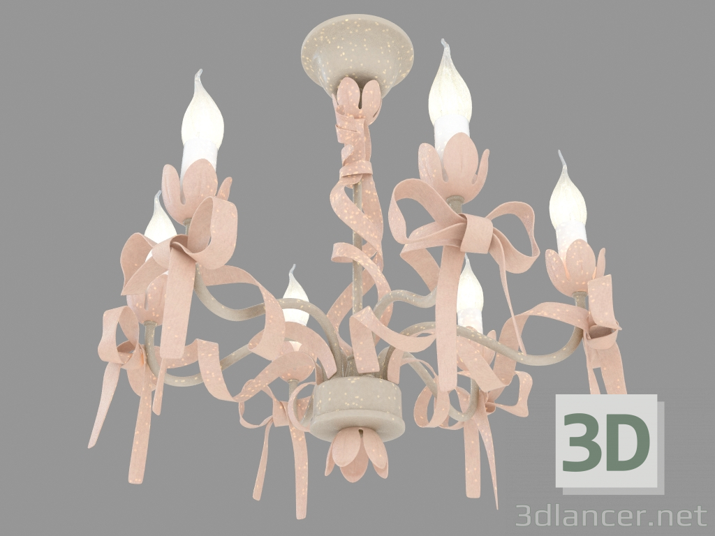 modèle 3D Lustre suspendu Esteli (2527 6) - preview