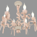 3d model Suspended chandelier Esteli (2527 6) - preview