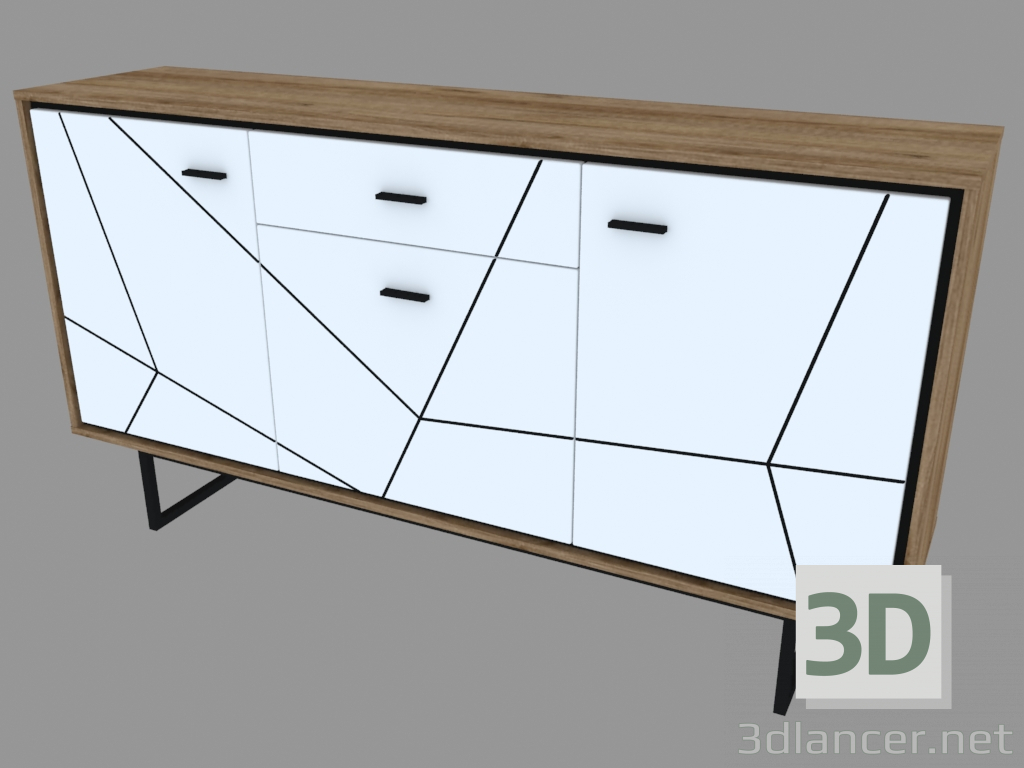 modello 3D Chest 3D-1S (TYPE BROK04) - anteprima