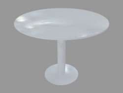 Dining table (white lacquered D100)