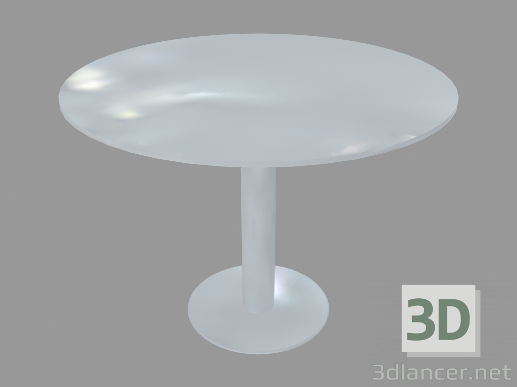 3d model Mesa de comedor (lacado en blanco D100) - vista previa