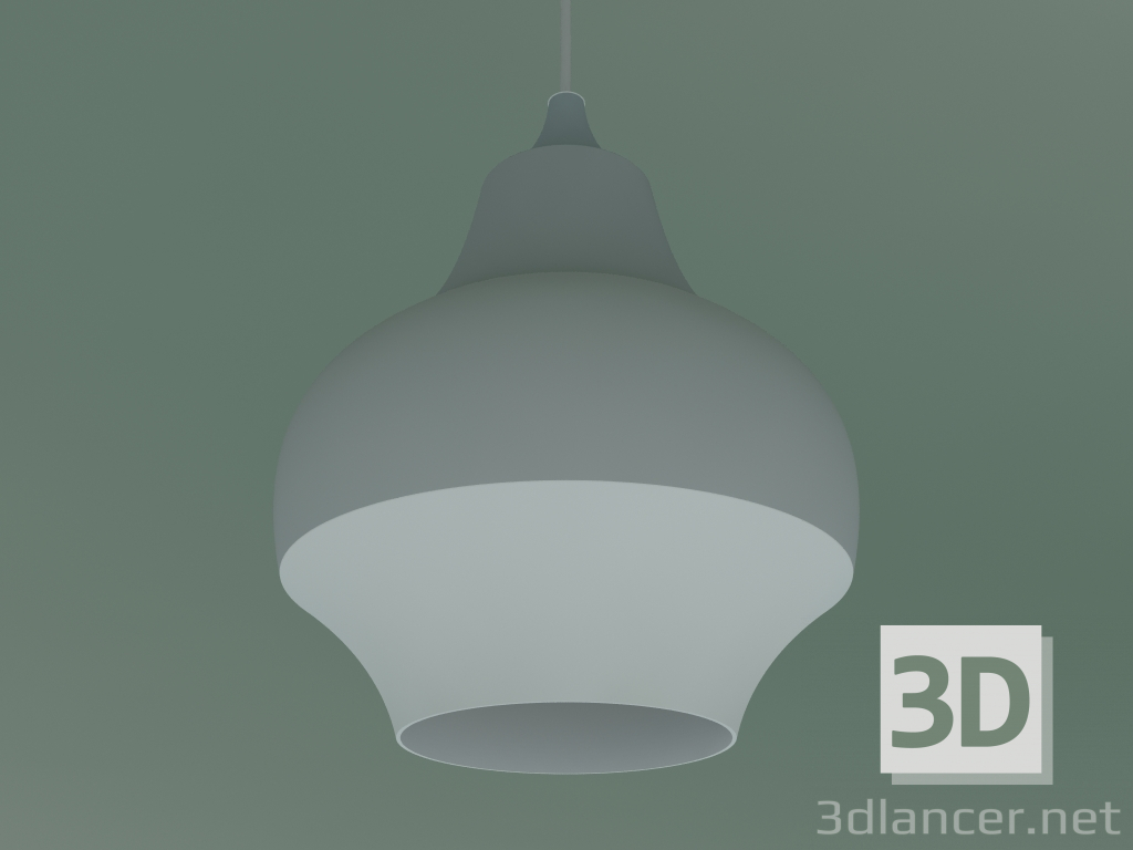 Modelo 3d Luminária pendente CIRQUE 220 (40W E27, GREY TOP) - preview