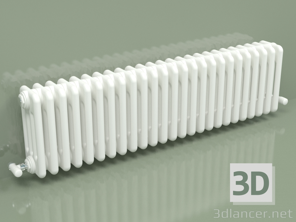 modello 3D Radiatore TESI 4 (H 300 25EL, Standard bianco) - anteprima