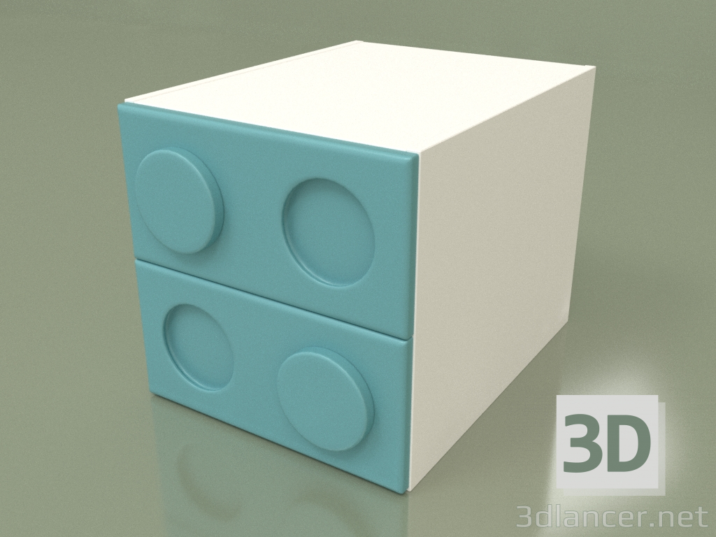 Modelo 3d Mesa de cabeceira infantil (Mussone) - preview