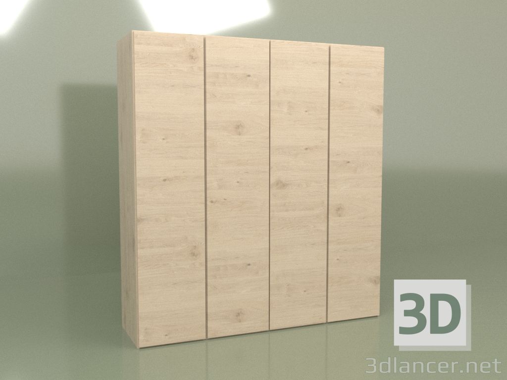 modèle 3D Armoire 4 portes Mn 140 (Champagne) - preview