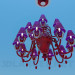 modello 3D Lampadario a bracci - anteprima