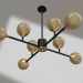 3d model Chandelier Cargo black, gold (07619-8.19) - preview