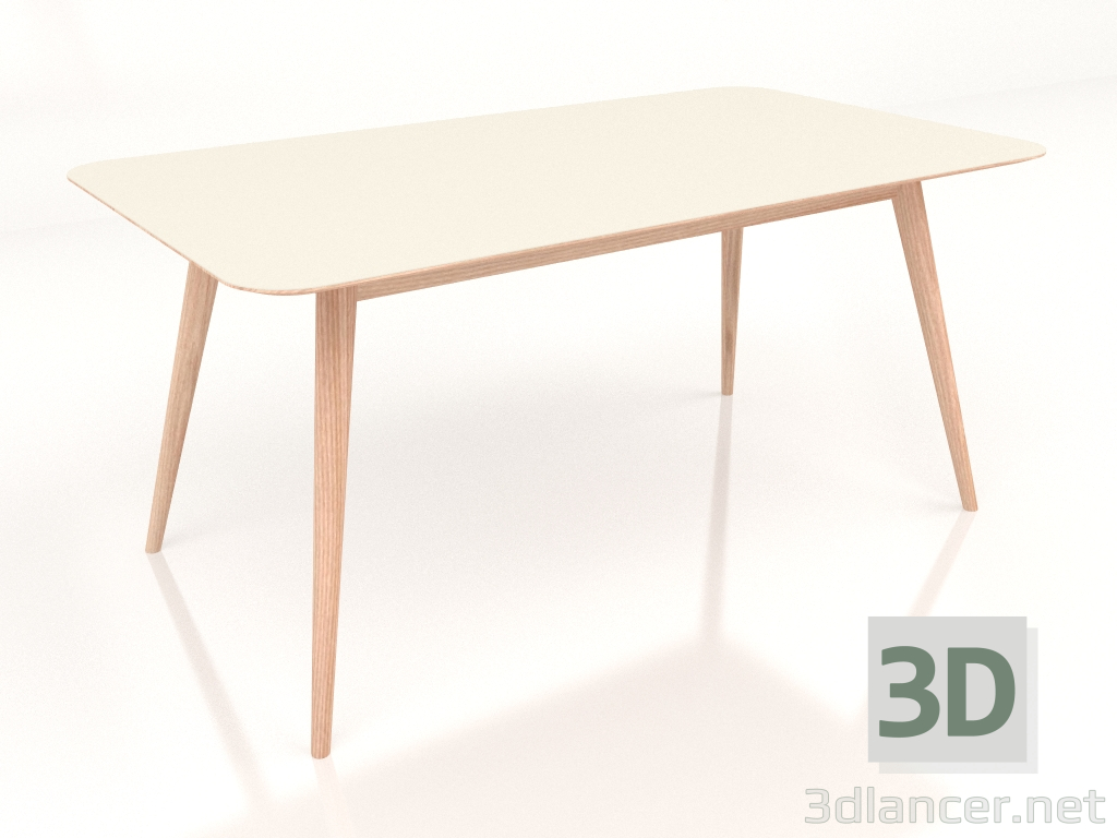 3d model Dining table Stafa 160 (Mushroom) - preview