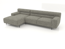 Sofa mit Ottomane CAMERTON (Brugal 94)