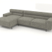 3D Modell Sofa mit Ottomane CAMERTON (Brugal 94) - Vorschau