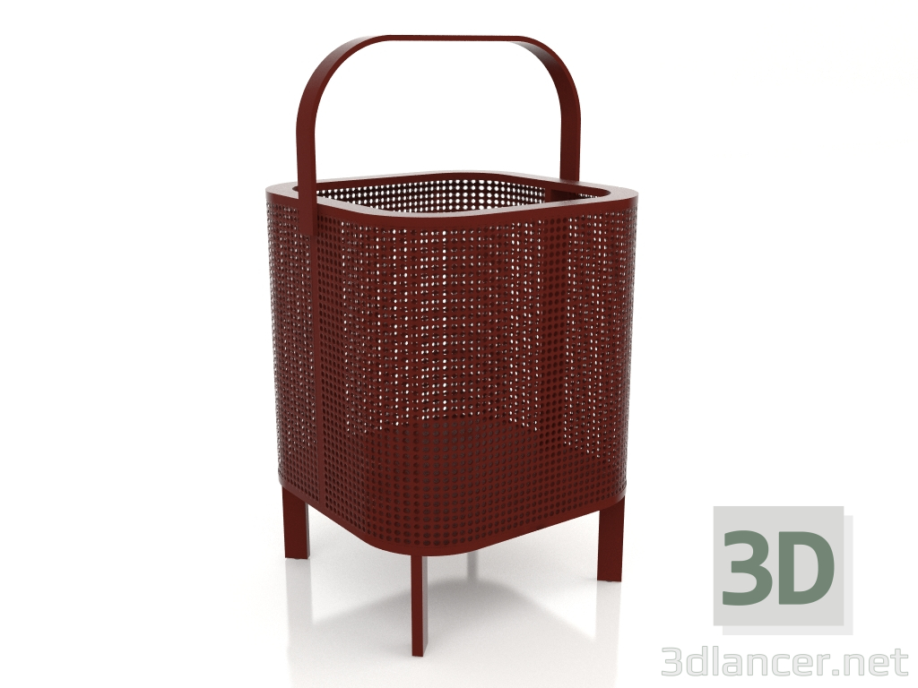 3d model Caja para velas 2 (Vino tinto) - vista previa