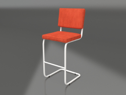 Bar stool Ridge Rib (Orange)