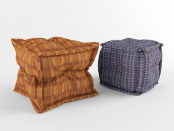 Poufs carrés