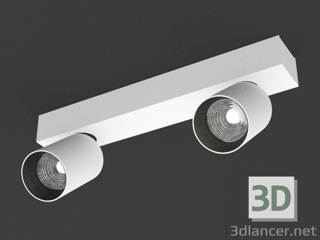 3D modeli LED lamba (DL18629_01 Beyaz C + baz DL18629 2Kit W Dim) - önizleme