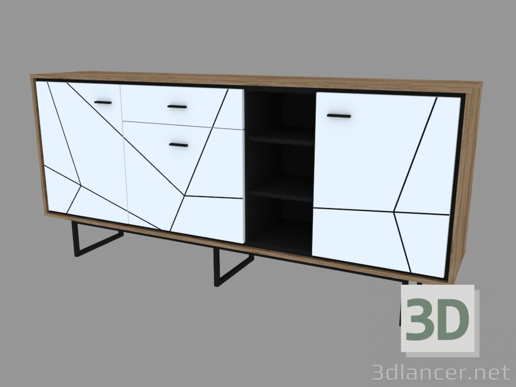 modello 3D Chest 3D-1S (TYPE BROK06) - anteprima