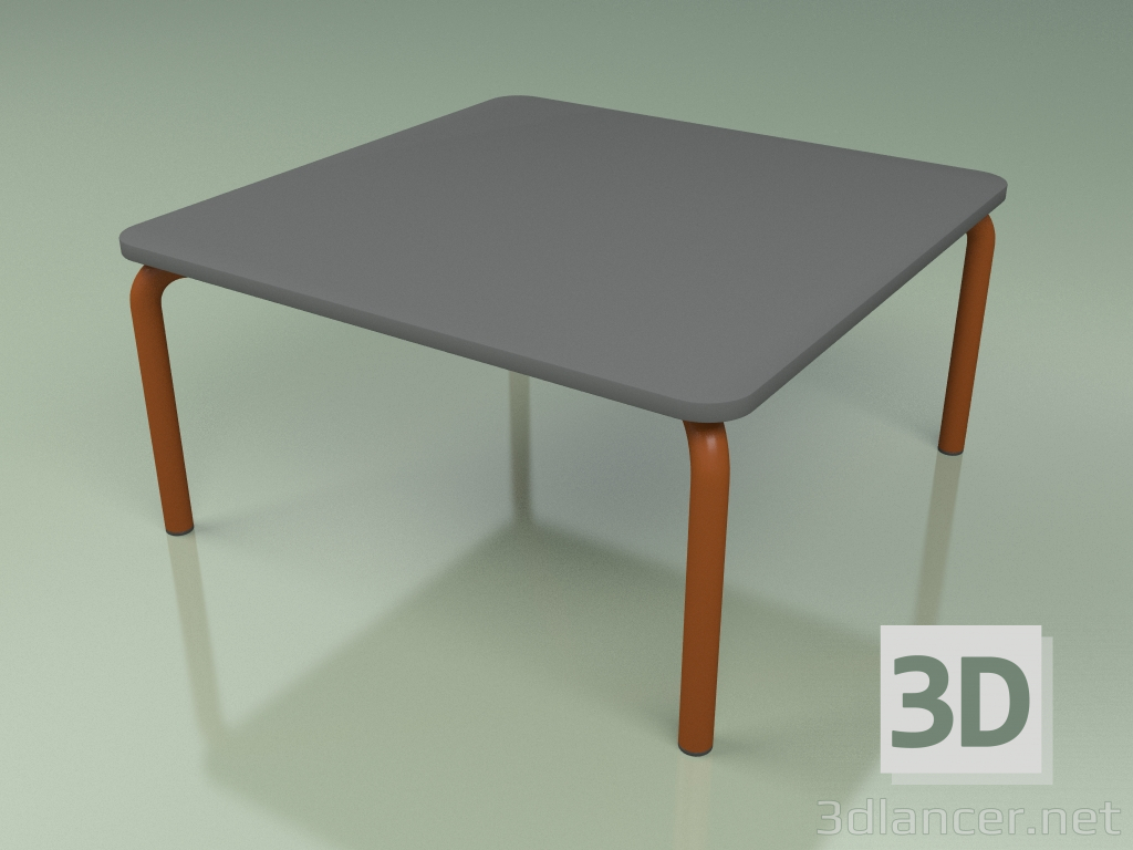 3d model Mesa de centro 005 (Metal Rust, HPL gris) - vista previa