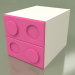 3d model Children's bedside table (Pink) - preview