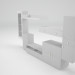 3d Modular wall model buy - render