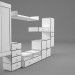 3d Modular wall model buy - render