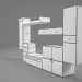 3d Modular wall model buy - render