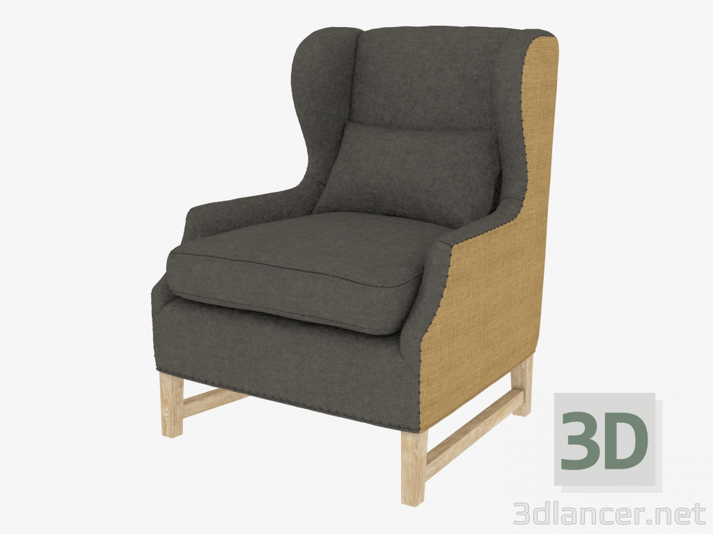 modèle 3D Fauteuil GRACIA FAUTEUIL (7841.1001 HL) - preview