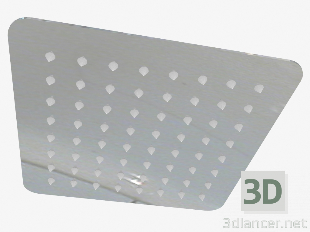 3d model Cabezal de ducha cuadrado Flox 300x300 mm (NAC 009K) - vista previa