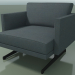 3d model Sillón para ocupantes individuales 5215 (patas en H, tapicería de un color) - vista previa