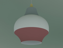 Pendant lamp CIRQUE 220 (40W E27, YELLOW TOP)