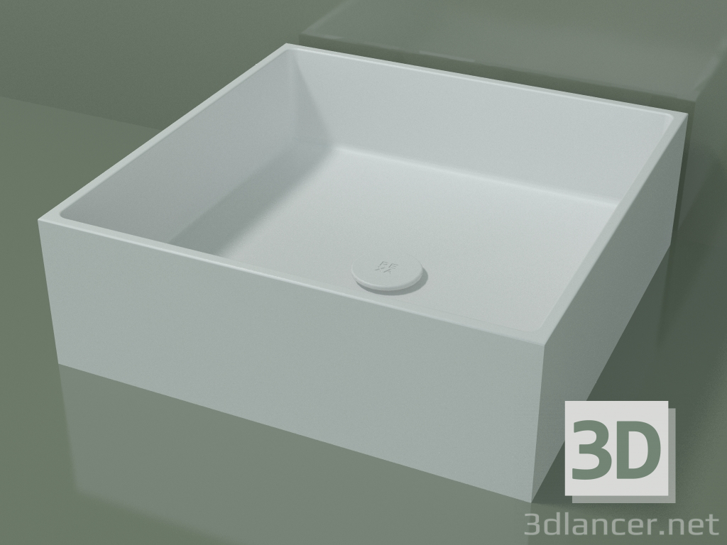 3d model Countertop washbasin (01UN21301, Glacier White C01, L 48, P 48, H 16 cm) - preview