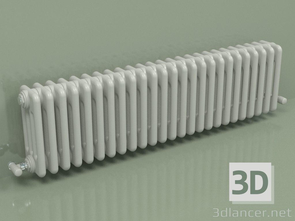 modèle 3D Radiateur TESI 4 (H 300 25EL, gris Manhattan) - preview