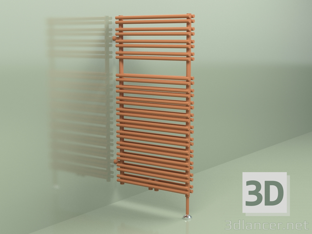 3d model Heated towel rail - Mauritius (MAU 12 06, RAL - 8023) - preview