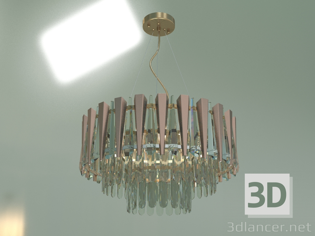 modèle 3D Lustre suspendu Coda 328-6 Strotskis - preview