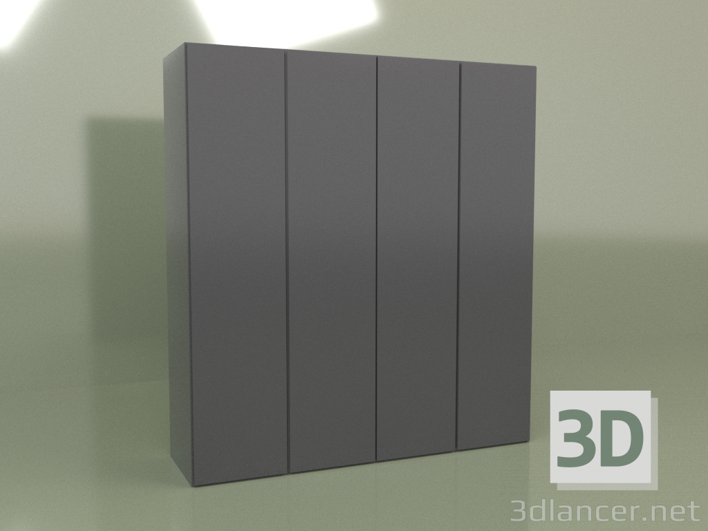 modèle 3D Armoire 4 portes Mn 140 (Anthracite) - preview