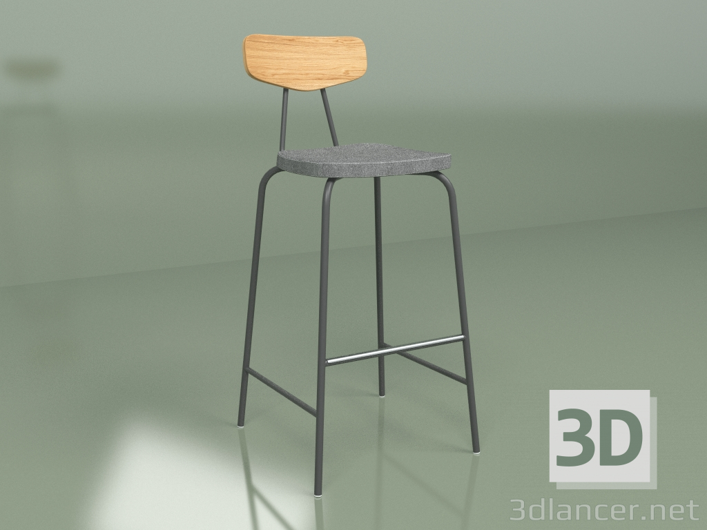 Modelo 3d Banco de bar Pavesino - preview