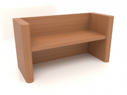 Bench VK 07 (1400x524x750, wood red)