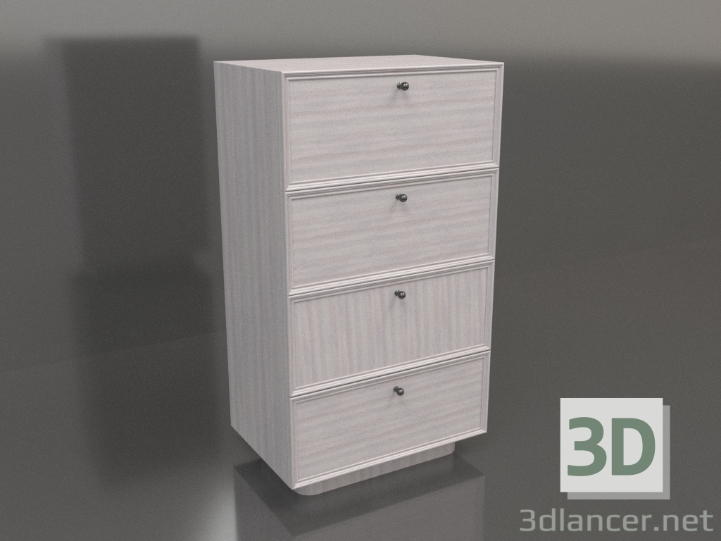 3d model Cajonera TM 15 (604x400x1074, madera clara) - vista previa