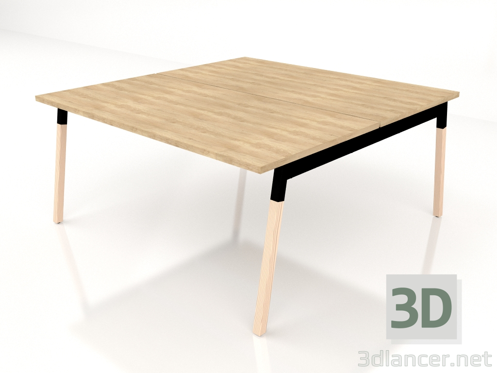 3d модель Стол рабочий Ogi W Bench Slide BOW34 (1600x1610) – превью