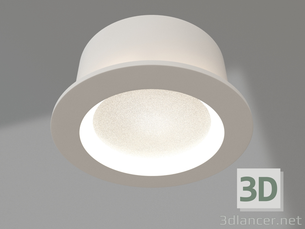 modello 3D Lampada LED LTD-105WH-FROST-9W - anteprima