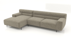 Divano con pouf CAMERTON (Brugal 54)