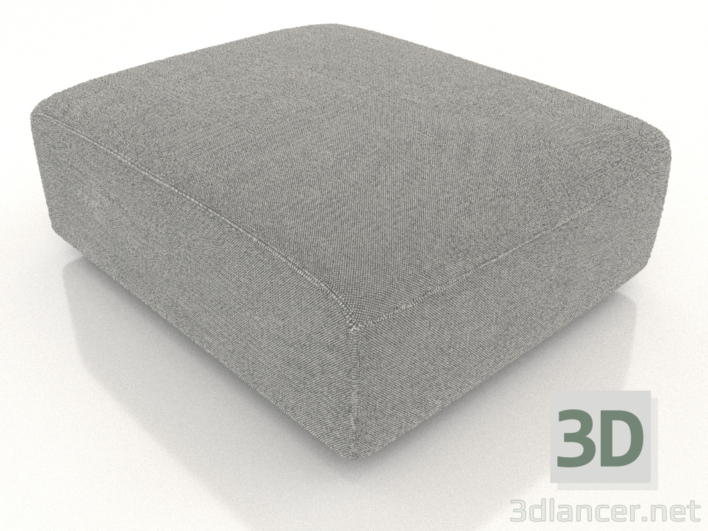 modello 3D Pouf (L) 83x103 - anteprima