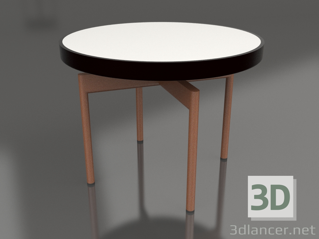 Modelo 3d Mesa de centro redonda Ø60 (Preto, DEKTON Zenith) - preview