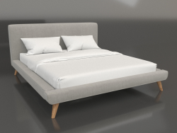 Letto con testiera morbida Mod