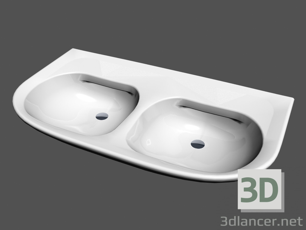 modello 3D Lavabo L Appola R2 - anteprima