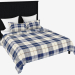 Modelo 3d Cama de casal Underal (210x171) - preview