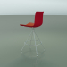 modèle 3D Chaise de bar 0498 (avec garniture avant, polypropylène PO00104) - preview