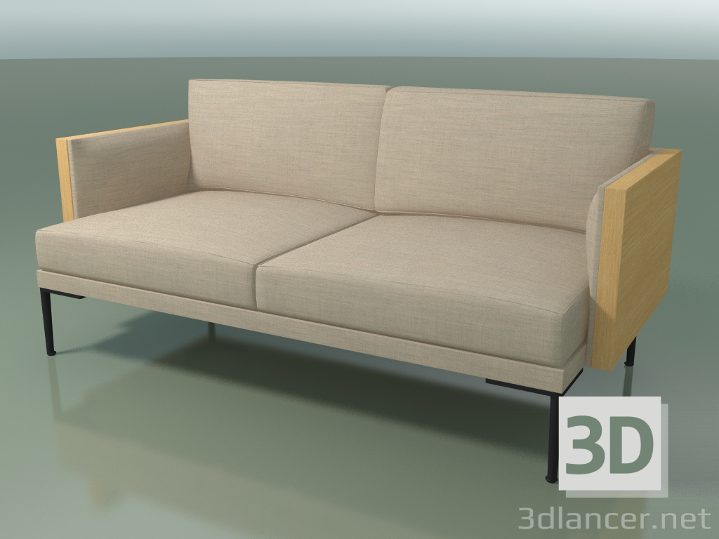 3D Modell Doppelsofa 5227 (Natürliche Eiche) - Vorschau