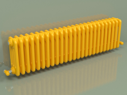 Radiator TESI 4 (H 300 25EL, Melon yellow - RAL 1028)