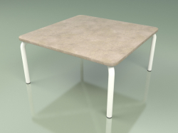 Table basse 005 (Metal Milk, Farsena Stone)